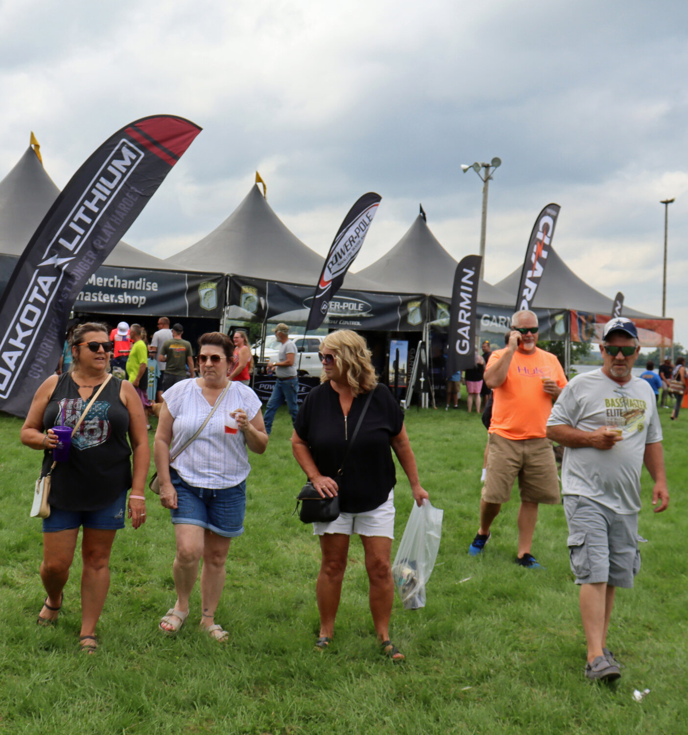 Slideshow Bounce houses, vendors and food trucks draw crowds to